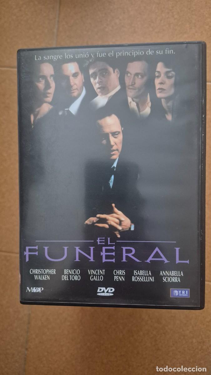 Cine: El funeral, dvd Abel Ferrara Christopher Walken Benicio del Toro Vincent Gallo Chris Penn Isabella R