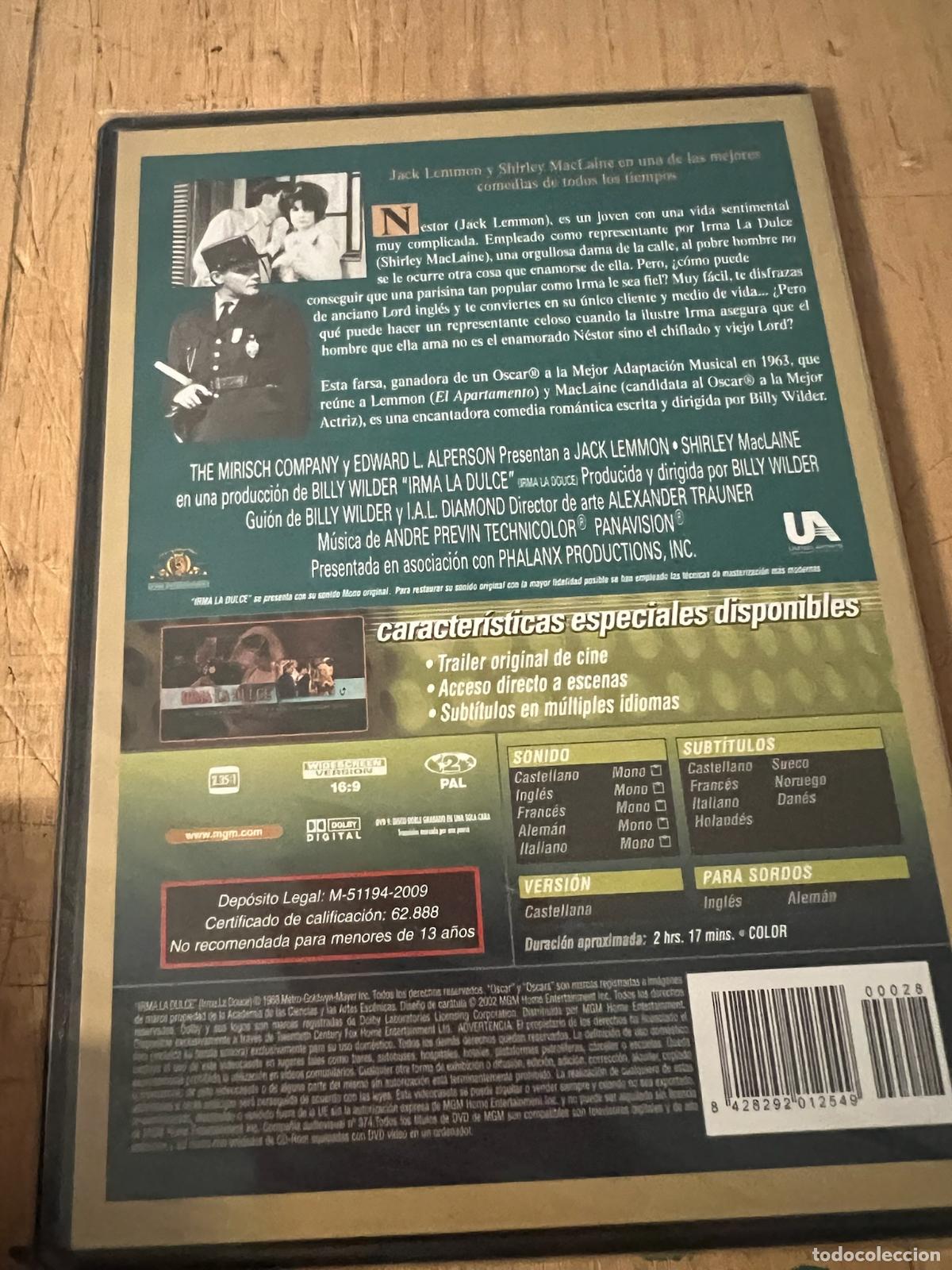 Cine: DVD. Irma la dulce - Foto 2