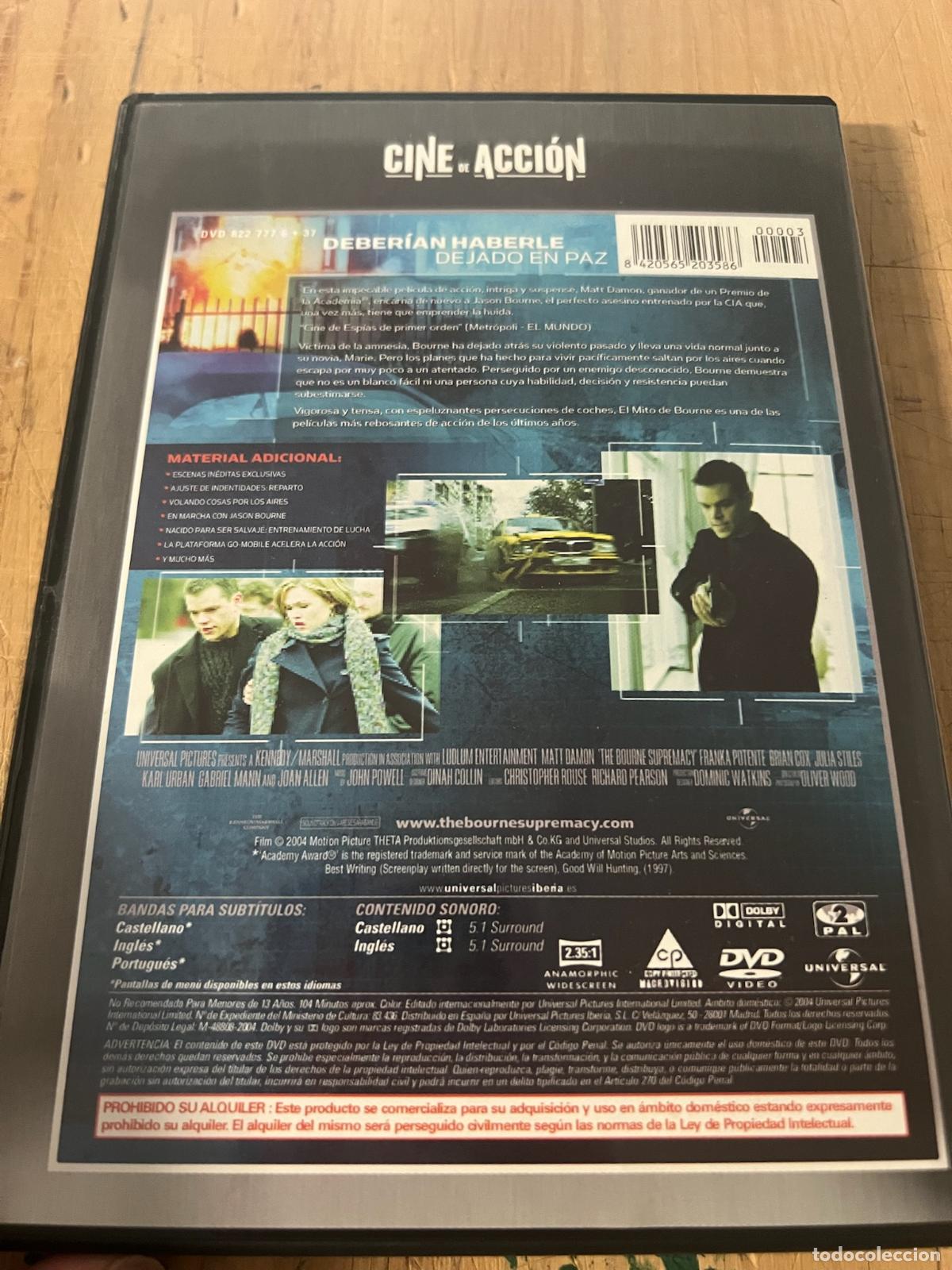 Cine: DVD. El mito de bourne - Foto 2