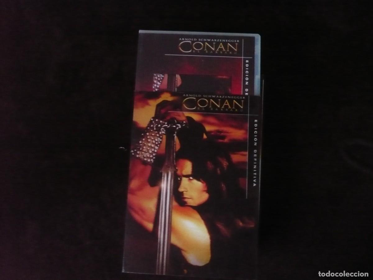 Cine: conan el barbaro - edicion definitiva con 2 discos - dvd como nuevos