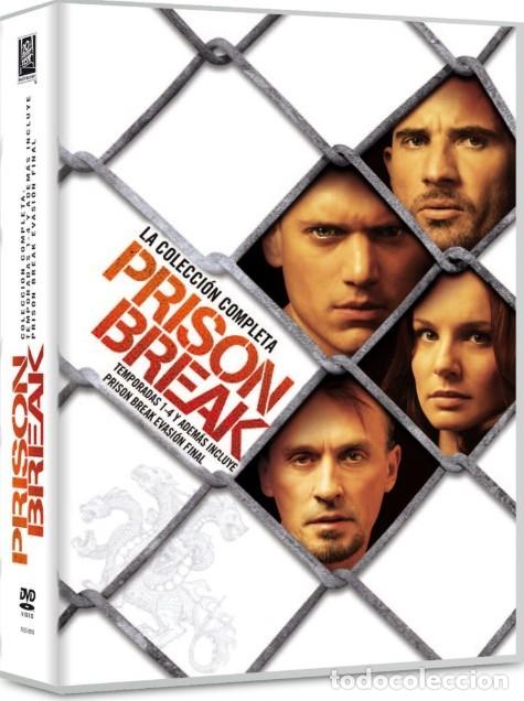 Cine: Prison Break Temporadas Del 1 Al 4 DVDs Como nuevo