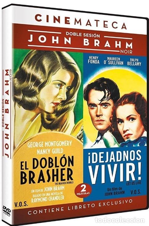 Cine: El Dobl&oacute;n Brasher - Dejadnos Vivir! - Sesi&oacute;n Doble John Brahm DVD Como nuevo