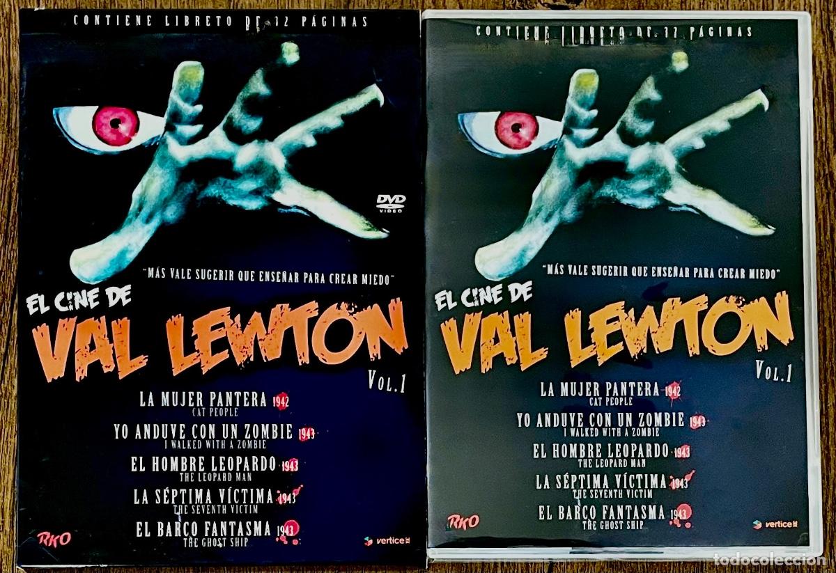 Cine: VAL LEWTON. VOLUMEN I. Simone Simon. Jacques Tourneur. Mark Robson. EDICI&Oacute;N 5 DVDS+ESTUCHE+LIBRO