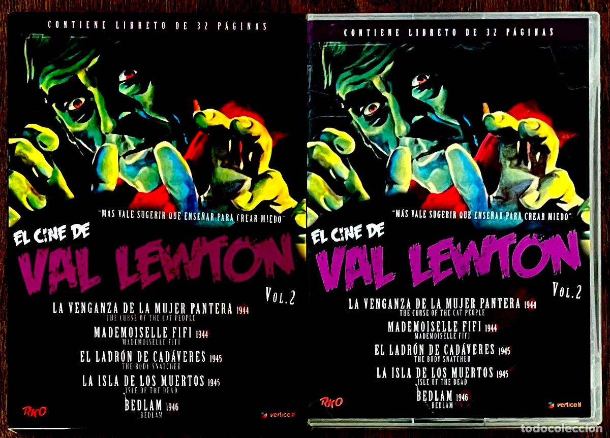 Cine: VAL LEWTON VOL II . Simone Simon. Boris Karloff. Robert Wise. Mark Robson. 5 DVDs+ESTUCHE+LIBRO