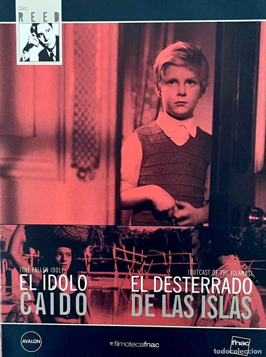 Cine: 2 DVDs. EL &Iacute;DOLO CA&Iacute;DO. EL DESTERRADO DE LAS ISLAS. Ralph Richardson. Trevor Howard. Carol Reed.
