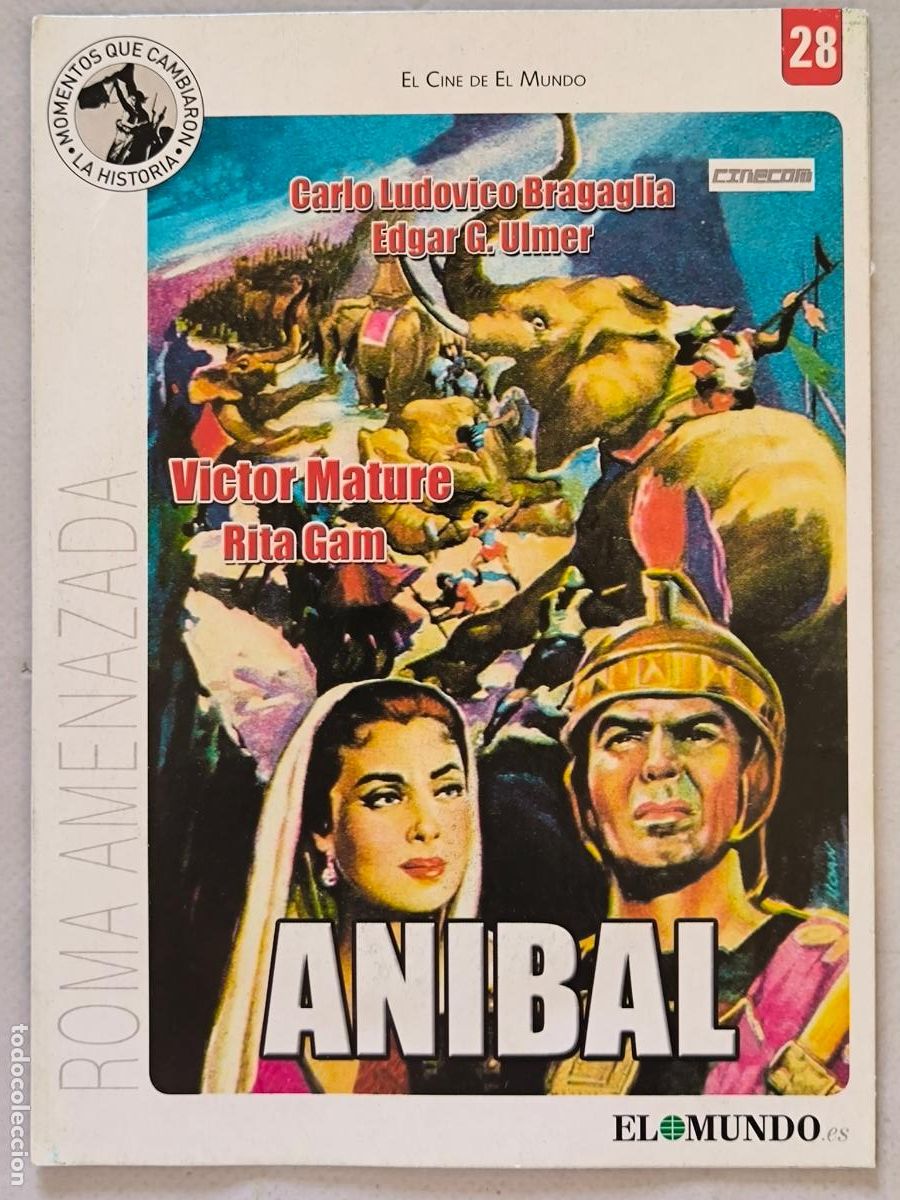 Cine: DVD ANIBAL - VICTOR MATURE - FUNDA FINA CARTON (5Y)