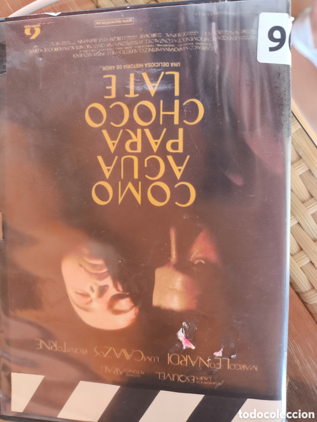 Cine: DVD de como agua para chocolate.lote.C.n.0106