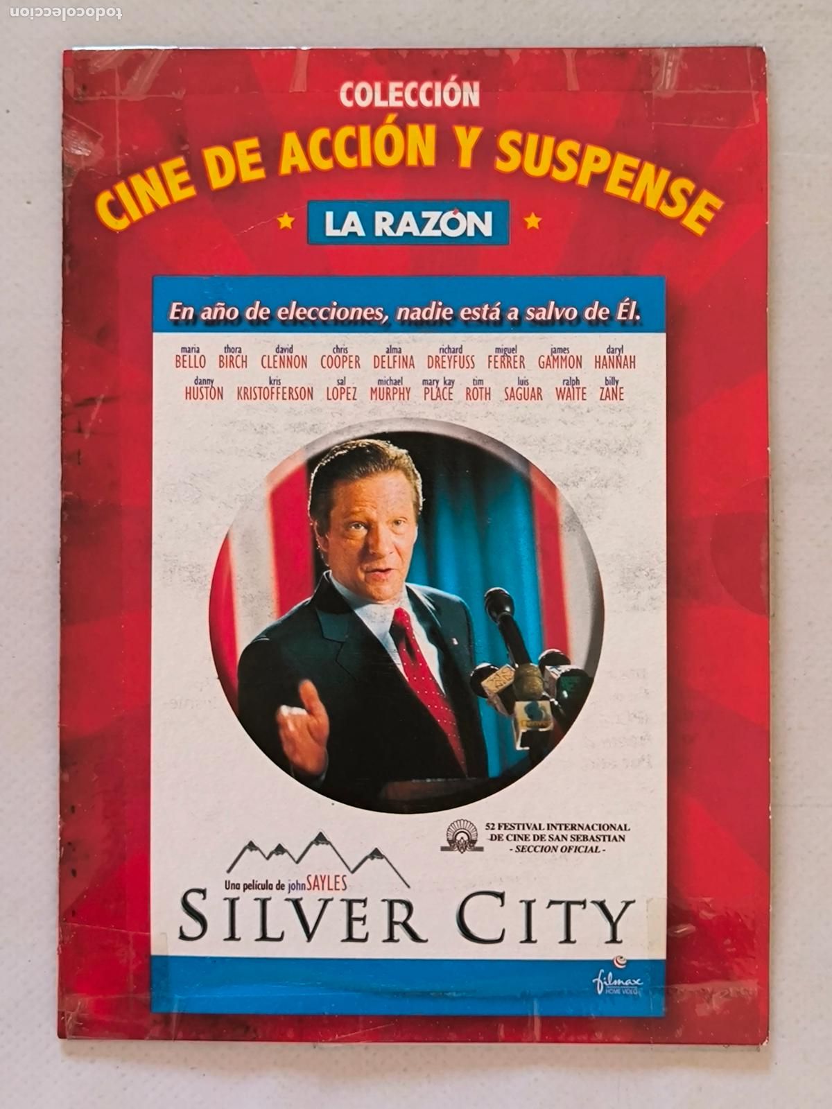 Cine: DVD SILVER CITY - FUNDA FINA CARTON (5Y)