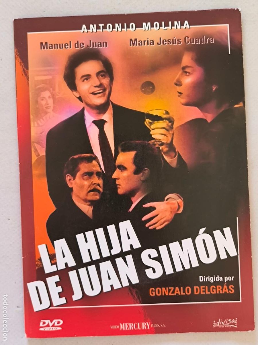 Cine: DVD LA HIJA DE JUAN SIMON - ANTONIO MOLINA - FUNDA FINA CARTON (5Y)