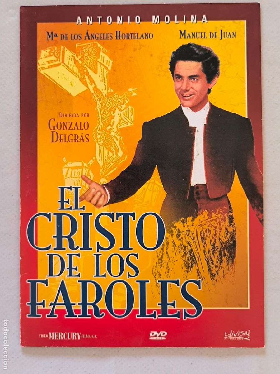Cine: DVD EL CRISTO DE LOS FAROLES - ANTONIO MOLINA - FUNDA FINA CARTON (5Y)