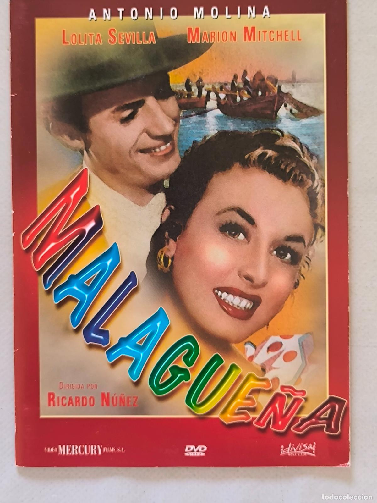 Cine: DVD MALAGUE&Ntilde;A - ANTONIO MOLINA - FUNDA FINA CARTON (5Y)