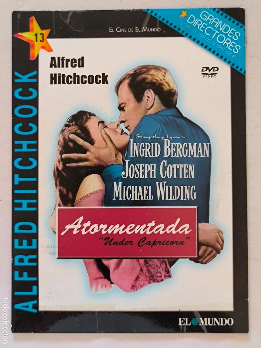 Cine: DVD ATORMENTADA - ALFRED HITCHCOCK - FUNDA FINA CARTON (5Y)