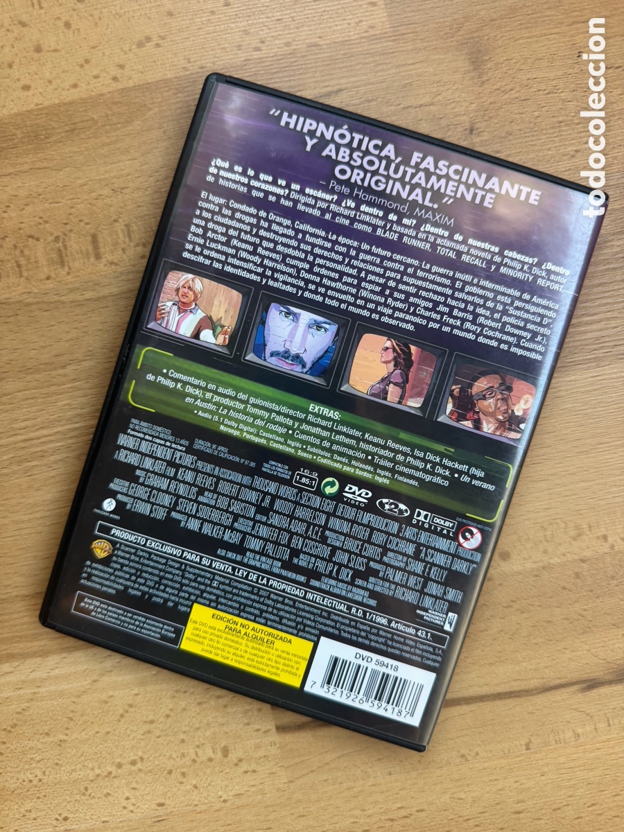 Cine: DVD A scanner Darkly - Foto 2