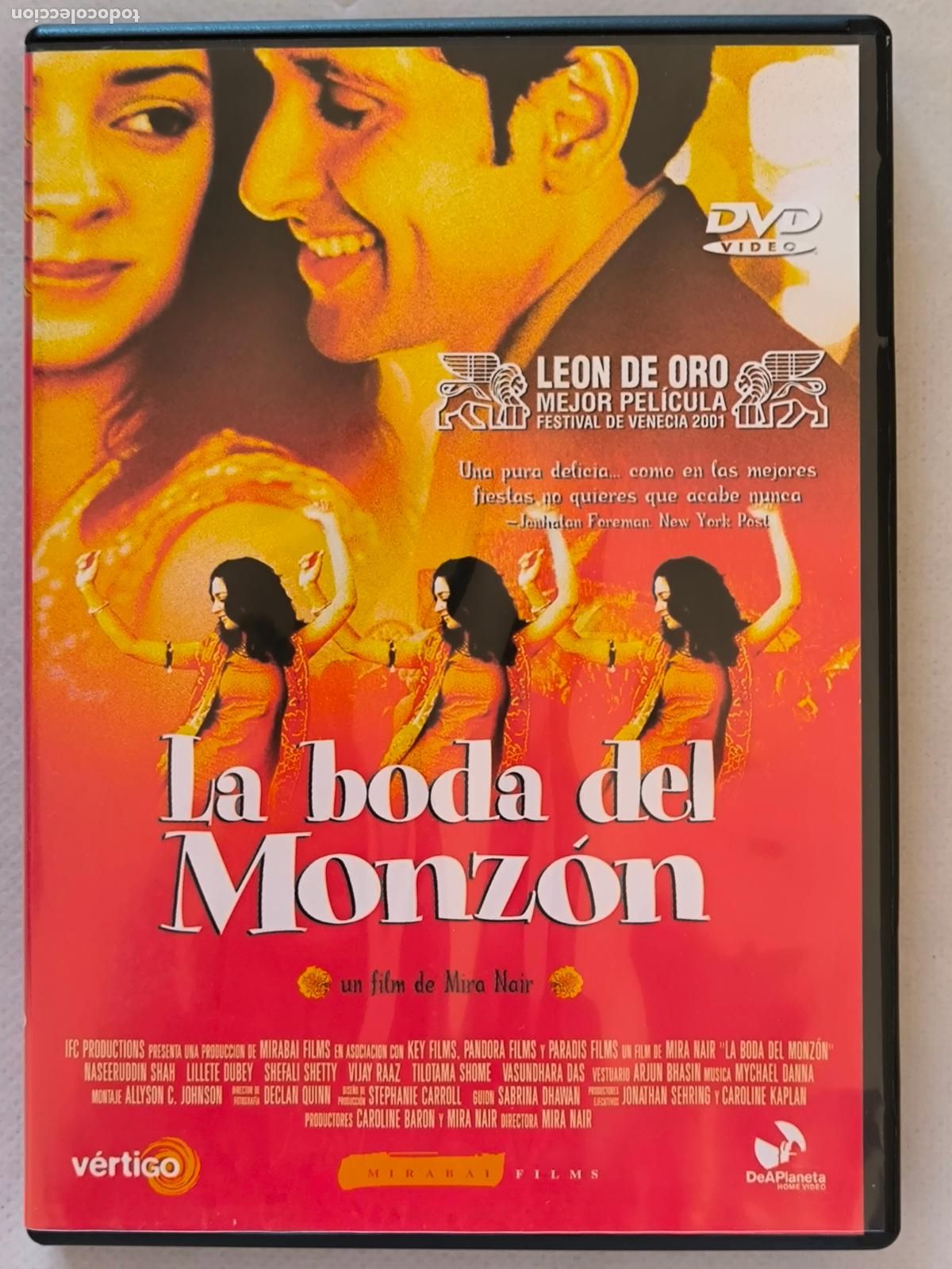 Cine: DVD LA BODA DEL MONZON - MIRA NAIR (F&Ntilde;)