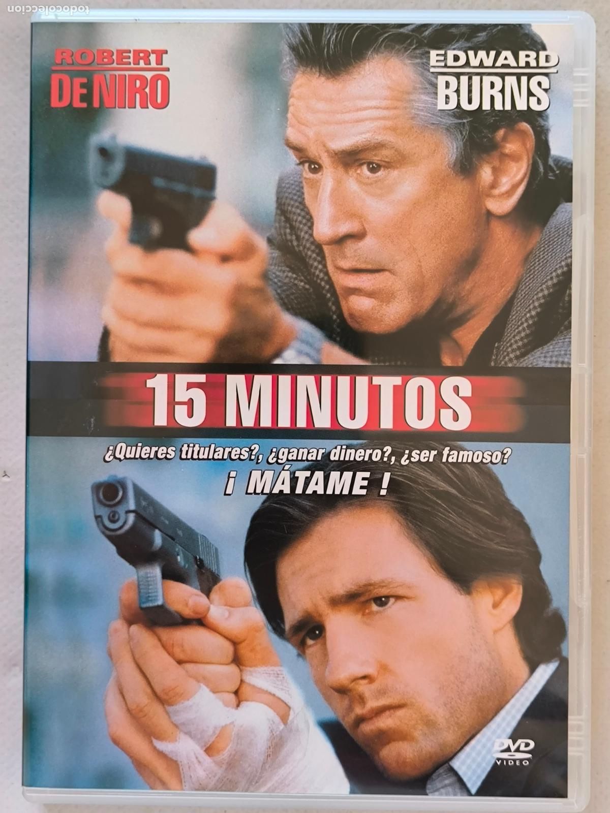 Cine: DVD 15 MINUTOS - ROBERT DE NIRO (F&Ntilde;)