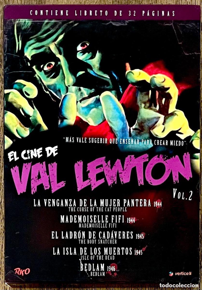 Cinema: VAL LEWTON VOL II . Simone Simon. Boris Karloff. Robert Wise. Mark Robson. 5 DVDs+ESTUCHE+LIBRO