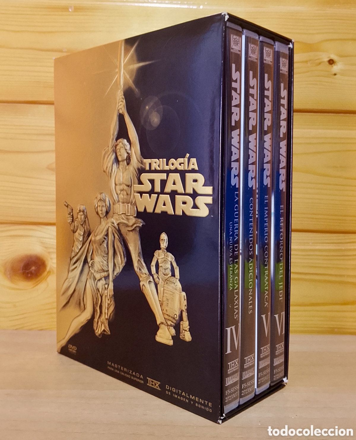 Cine: 3 x DVD Trilog&iacute;a Star Wars Relieve