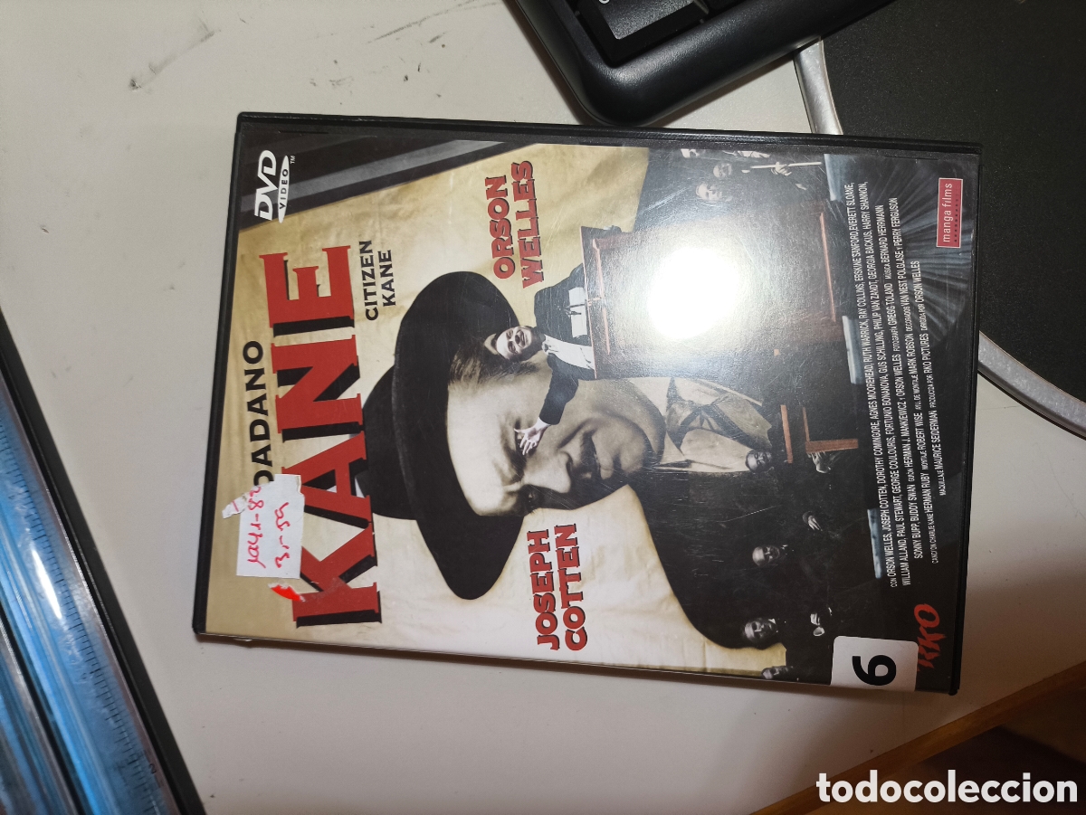 Cine: DVD de ciudadano Kane.lote.C..n 9136