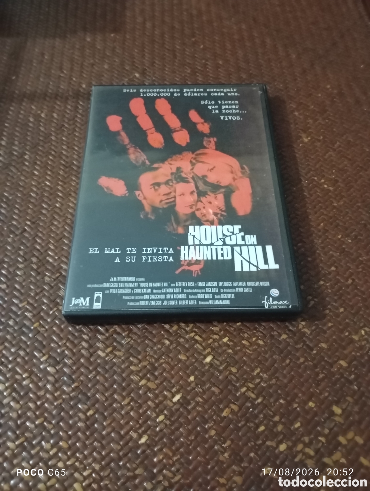 Cine: House on haunted hill DVD