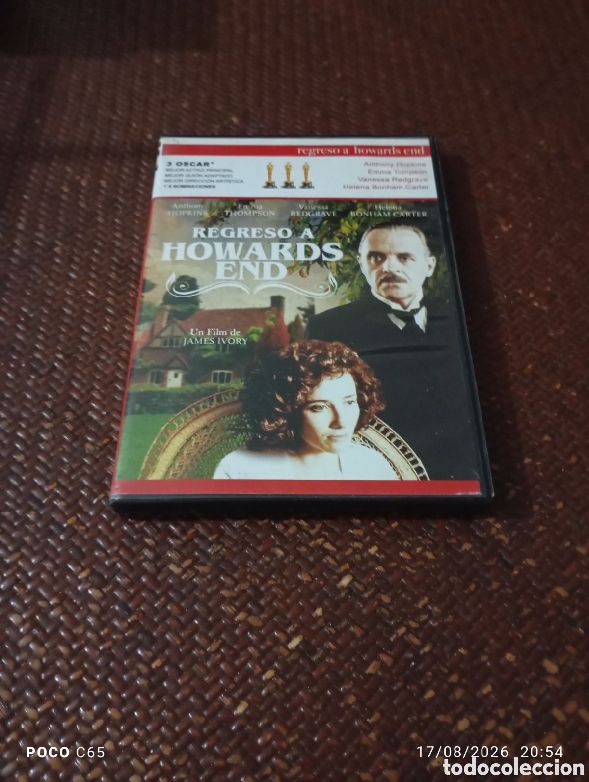 Cine: Regreso a howards end DVD