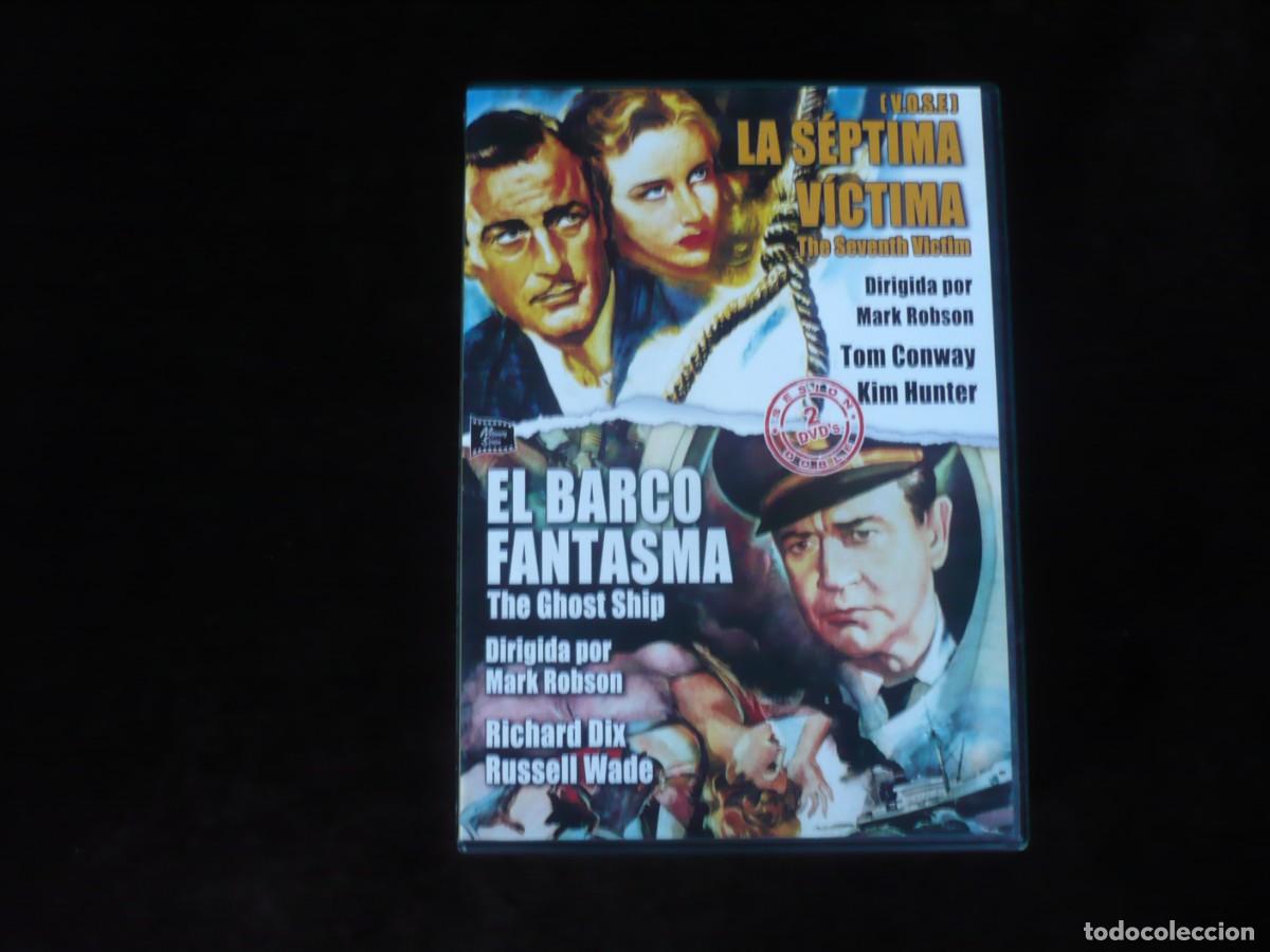 Cine: la septima victima + el barco fantasma - 2 dvd como nuevos