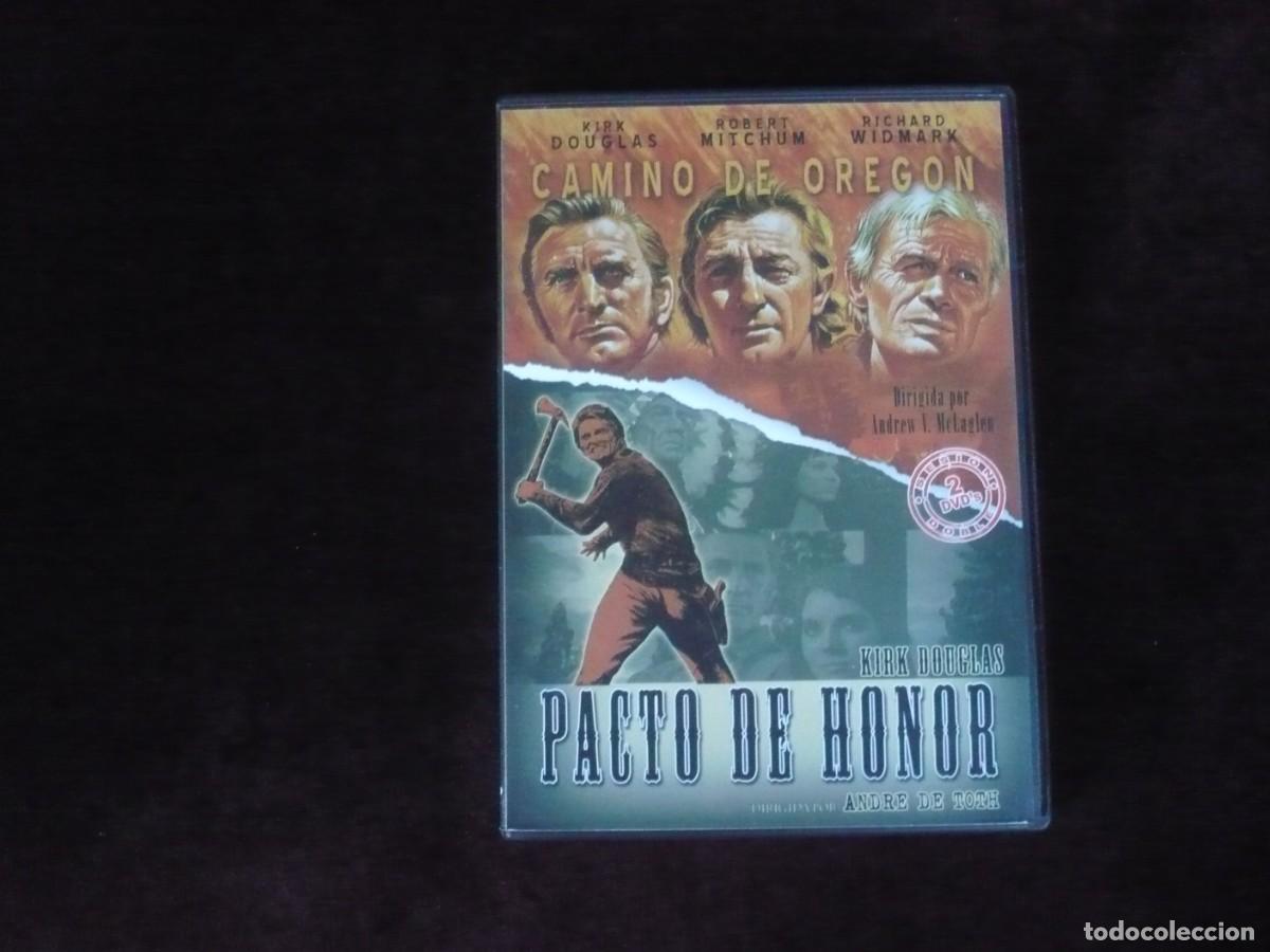 Cine: camino de oregon + pacto de honor - kirk douglas - 2 dvd como nuevos