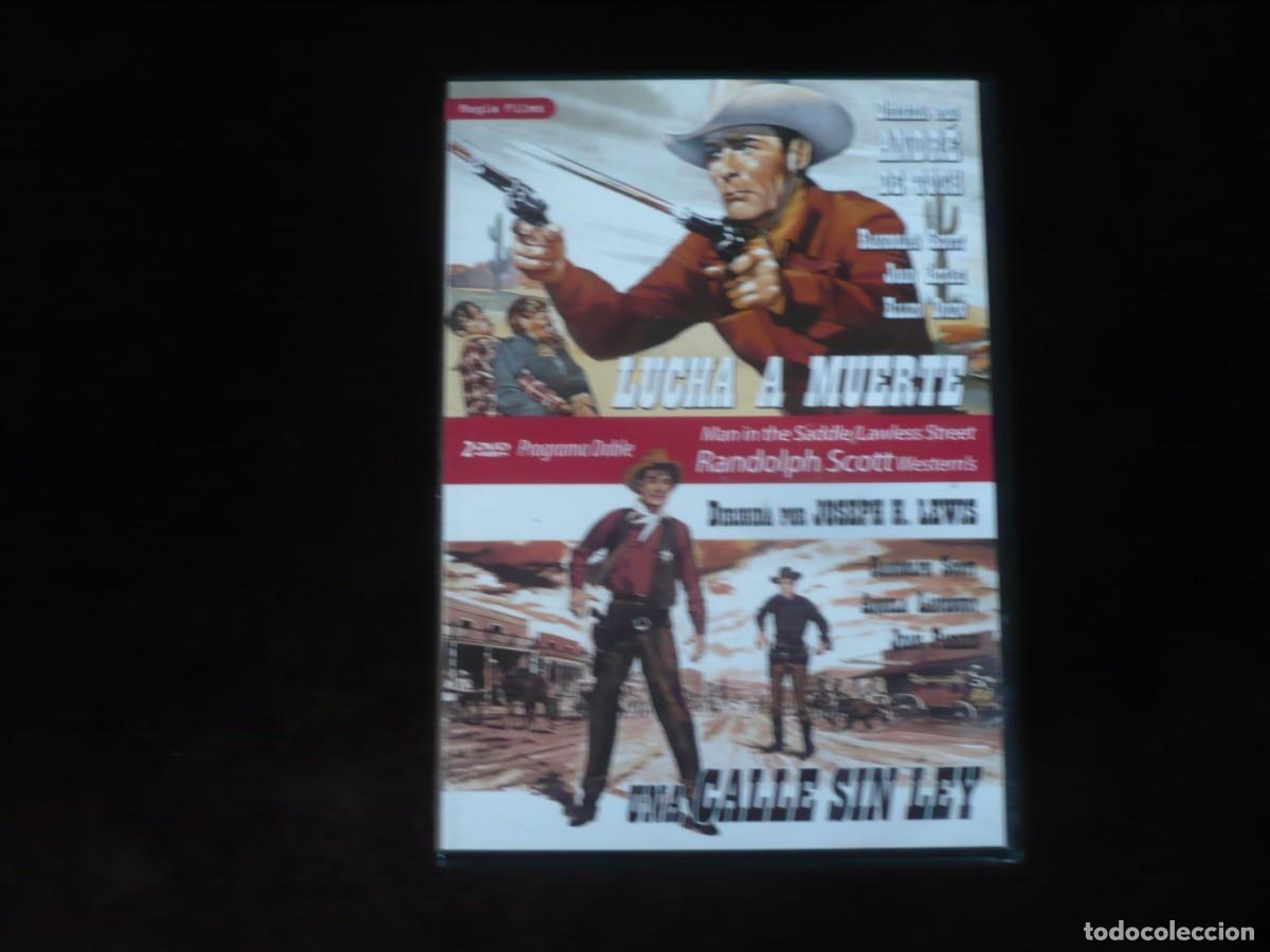 Cine: lucha a muerte + una calle sin ley - 2 dvd como nuevos