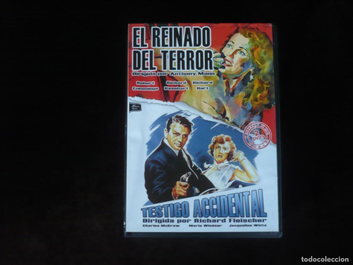 Cine: el reinado del terror + testigo accidental - 2 dvd como nuevos