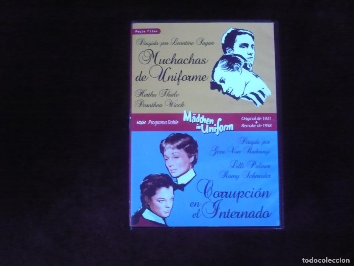 Cine: muchachas de uniforme + corrupcion en el internado - 2 dvd como nuevos
