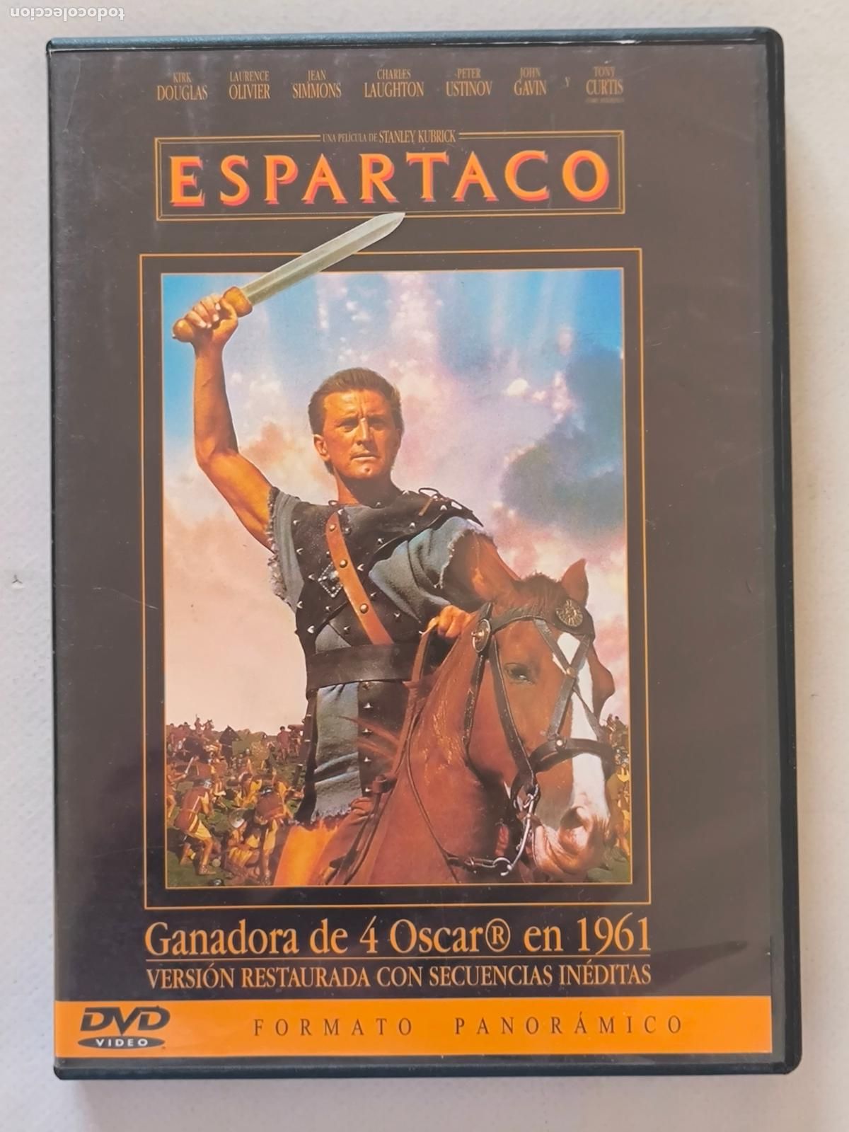 Cine: DVD ESPARTACO - KIRK DOUGLAS (FQ)