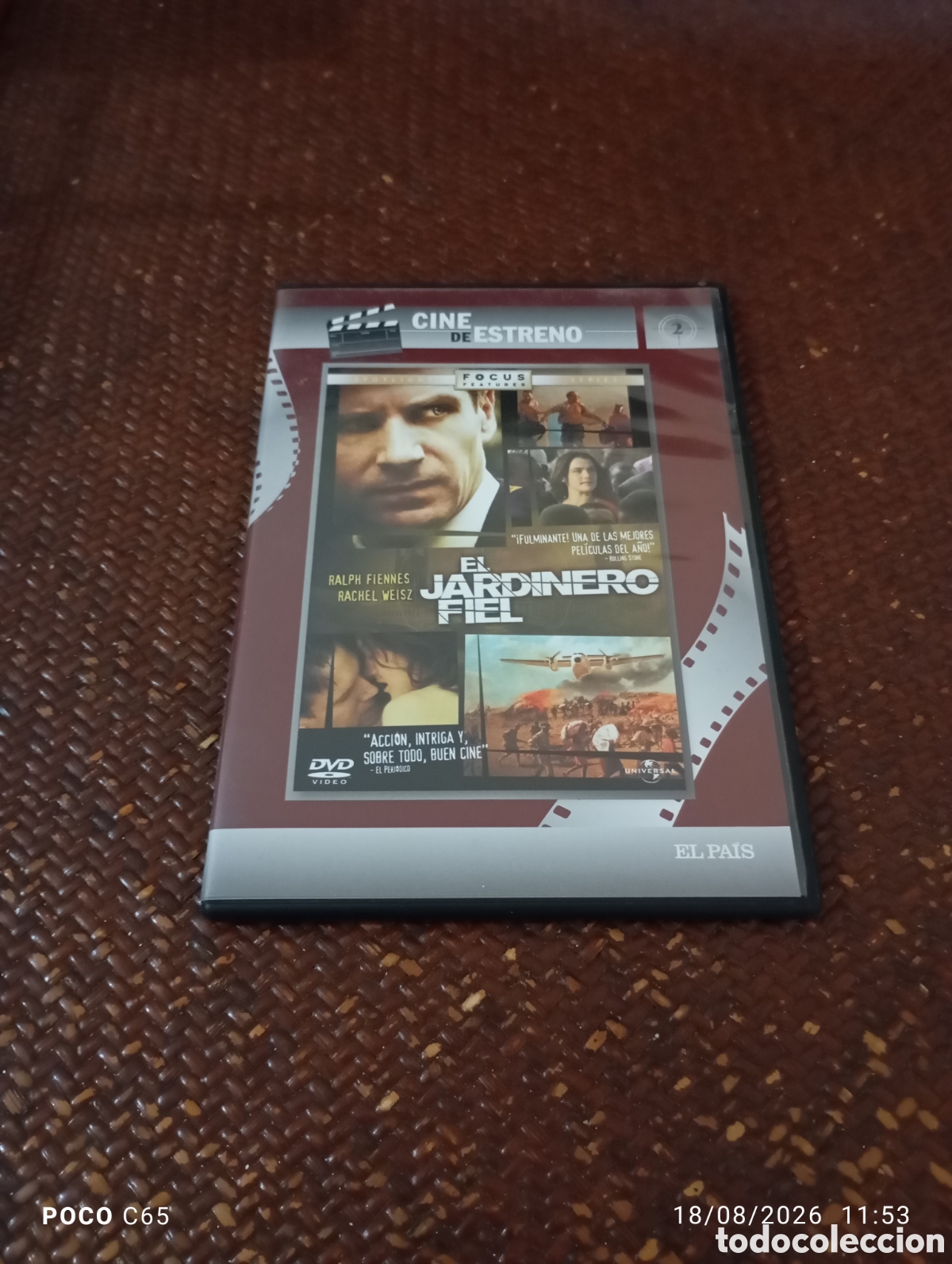 Cinema: El jardinero fiel DVD Slim