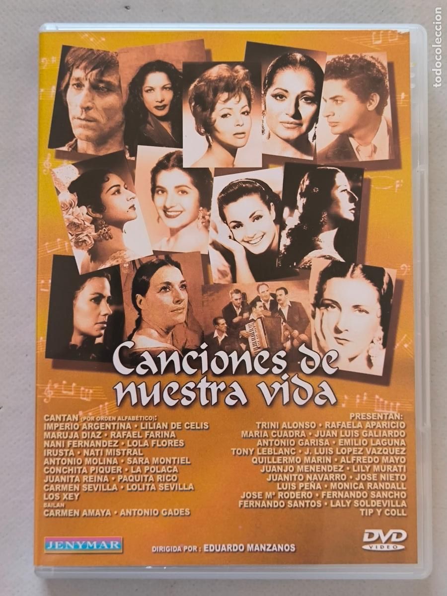 Cin&eacute;ma: DVD CANCIONES DE NUESTRA VIDA - EDUARDO MANZANOS (08)