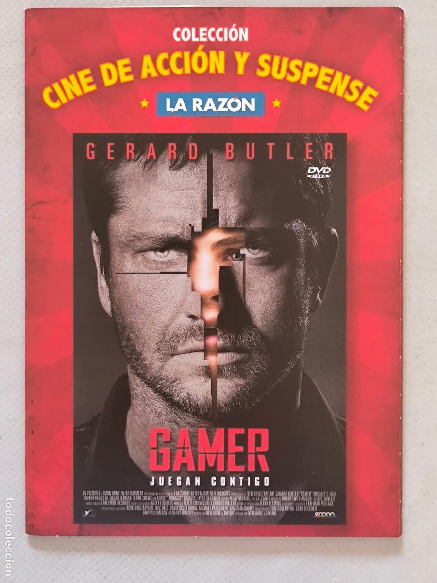 Cine: DVD GAMER - GERARD BUTLER - FUNDA FINA CARTON (5Z)