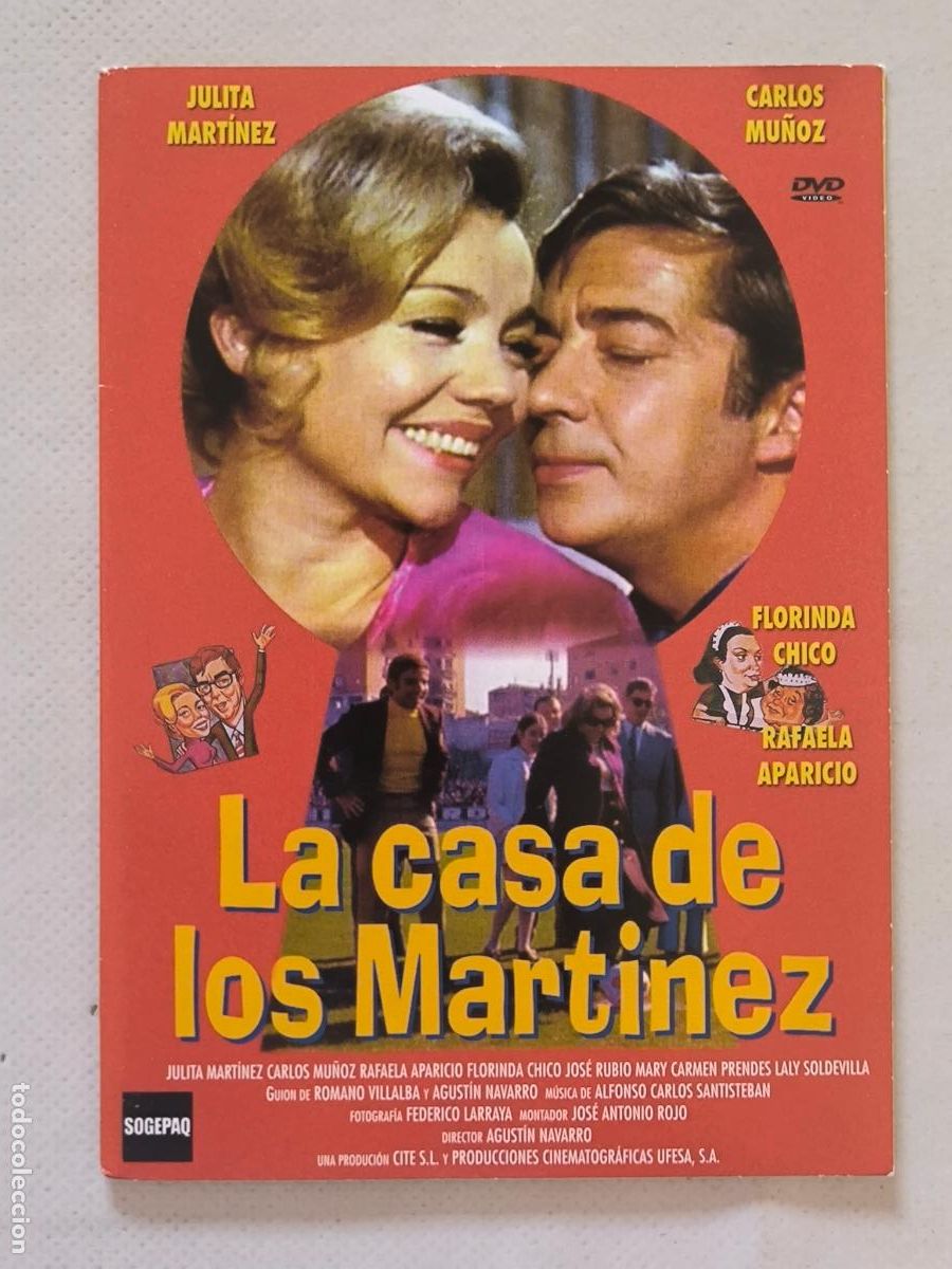 Cine: DVD LA CASA DE LOS MARTINEZ - FUNDA FINA CARTON (5Z)
