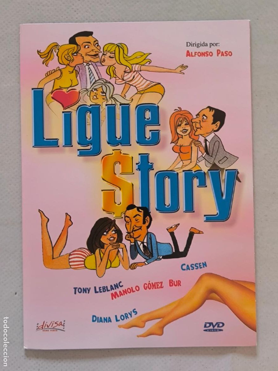 Cine: DVD LIGUE STORY - ALFONSO PASO - FUNDA FINA CARTON (5Z)