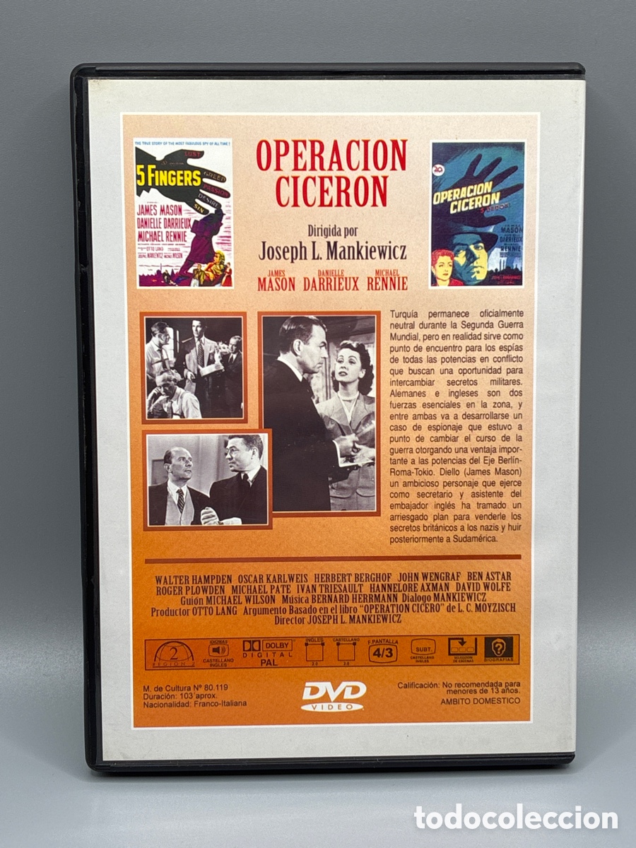 Cine: Operaci&oacute;n Cicer&oacute;n DVD - Foto 2