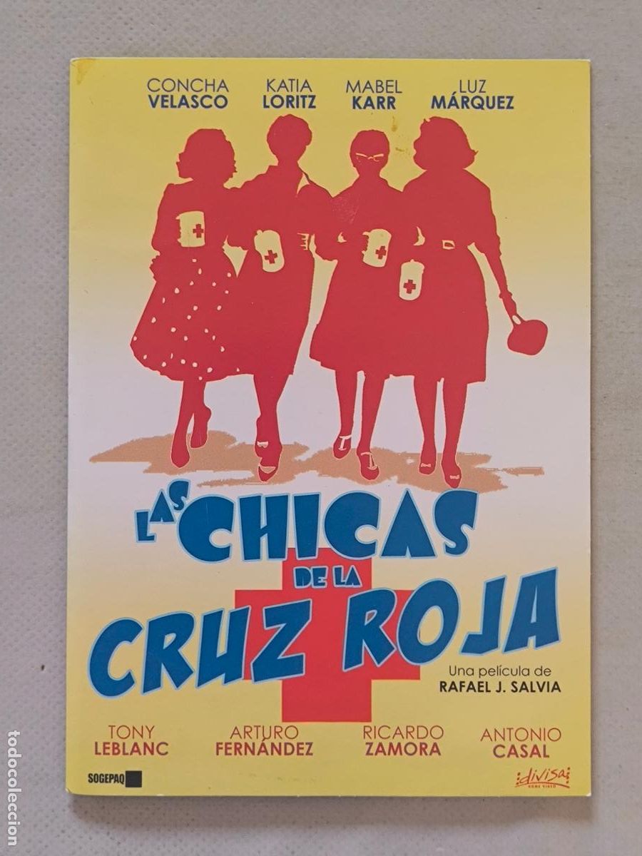 Cine: DVD LAS CHICAS DE LA CRUZ ROJA - FUNDA FINA CARTON (5Z)