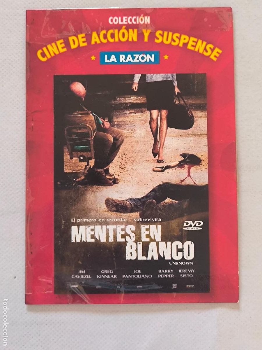 Cine: DVD MENTES EN BLANCO (UNKNOWN) - FUNDA FINA CARTON (5Z)