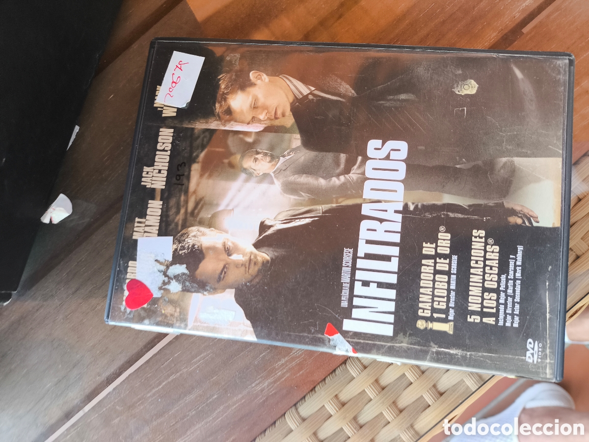Cine: DVD de infiltrados.lote.I.n.465