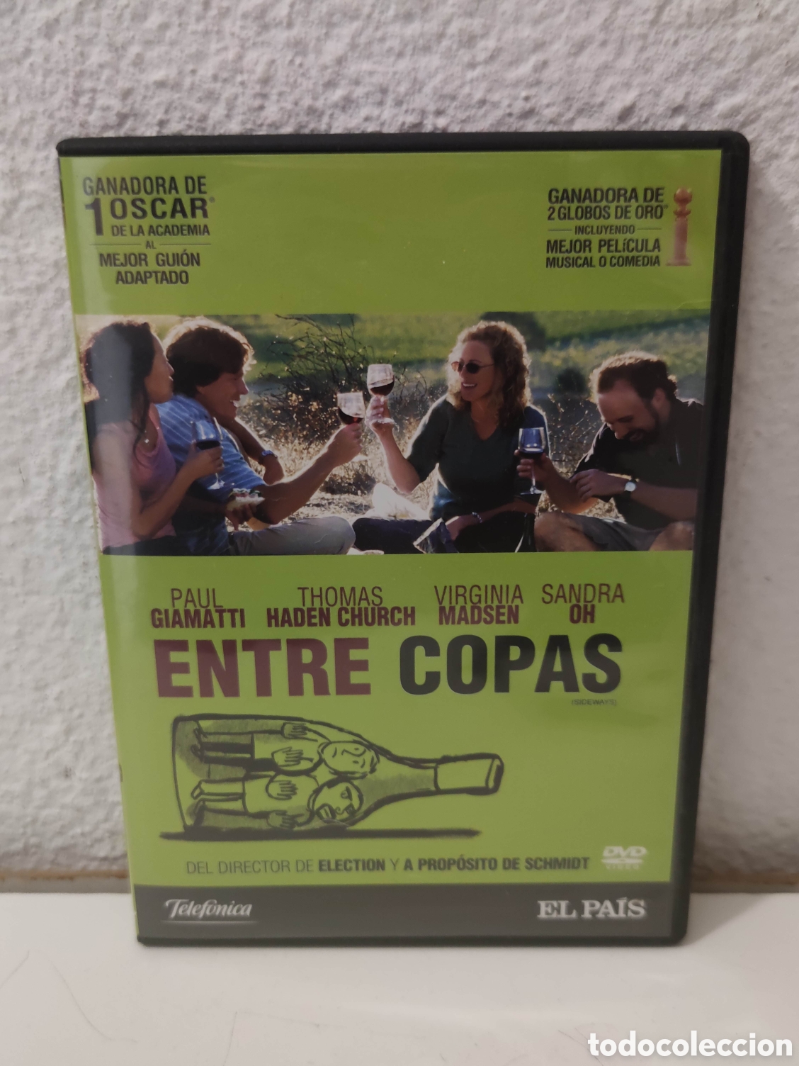 Cine: Dvd - Entre copas - Alexander Payne - Comedia. Drama. Romance - El Pais - Caja fina
