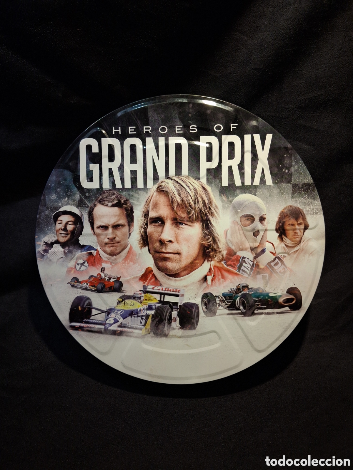Cine: 10 DVD SET HEROES OF GRAND PRIX. F&Oacute;RMULA 1. MUY BUEN ESTADO.