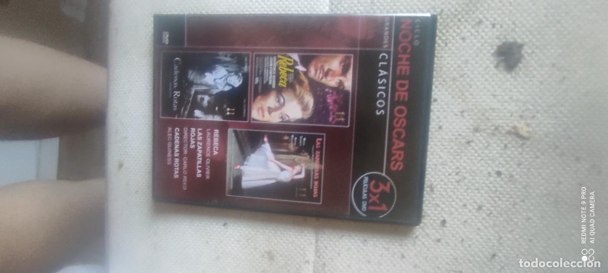 Cine: DVD: REBECA; LAS ZAPATILLAS ROJAS; CADENAS ROTAS; CICLO NOCHE DE OSCARS, GRANDES CL&Aacute;SICOS, 3 PELICUL