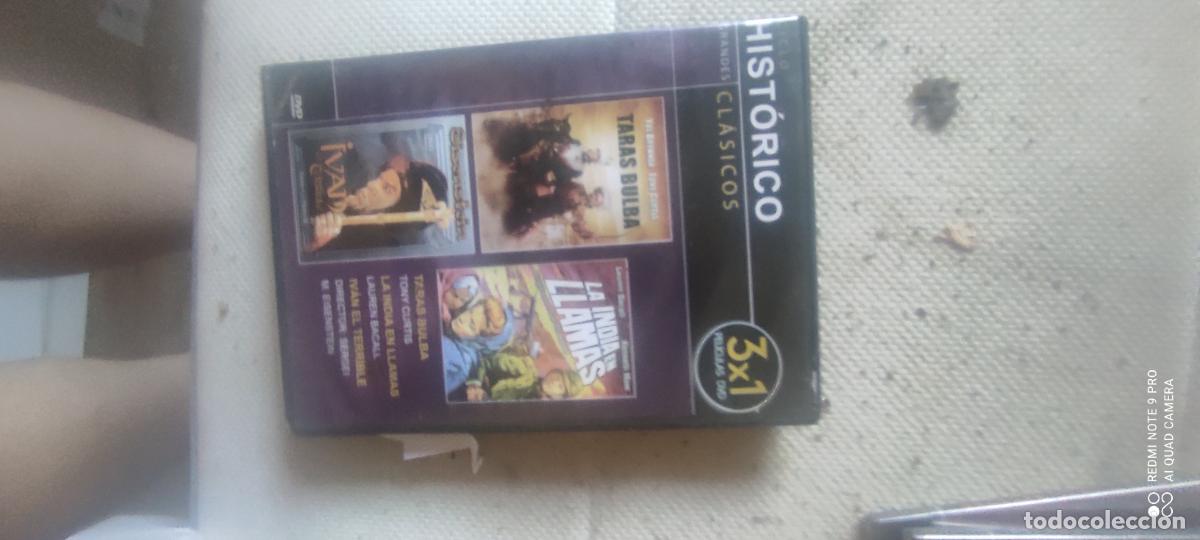 Cine: DVD. Ciclo Hist&oacute;rico Grandes Cl&aacute;sicos - Taras Bulba - La India en Llamas - Iv&aacute;n el Terrible