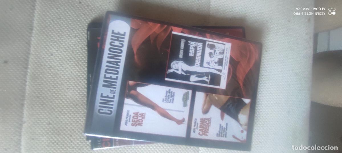 Cine: CINE DE MEDIANOCHE SEDA ROJA/LA ESP&Iacute;A SE DESNUDA/ CARNE FRESCA (CAJA SLIM)
