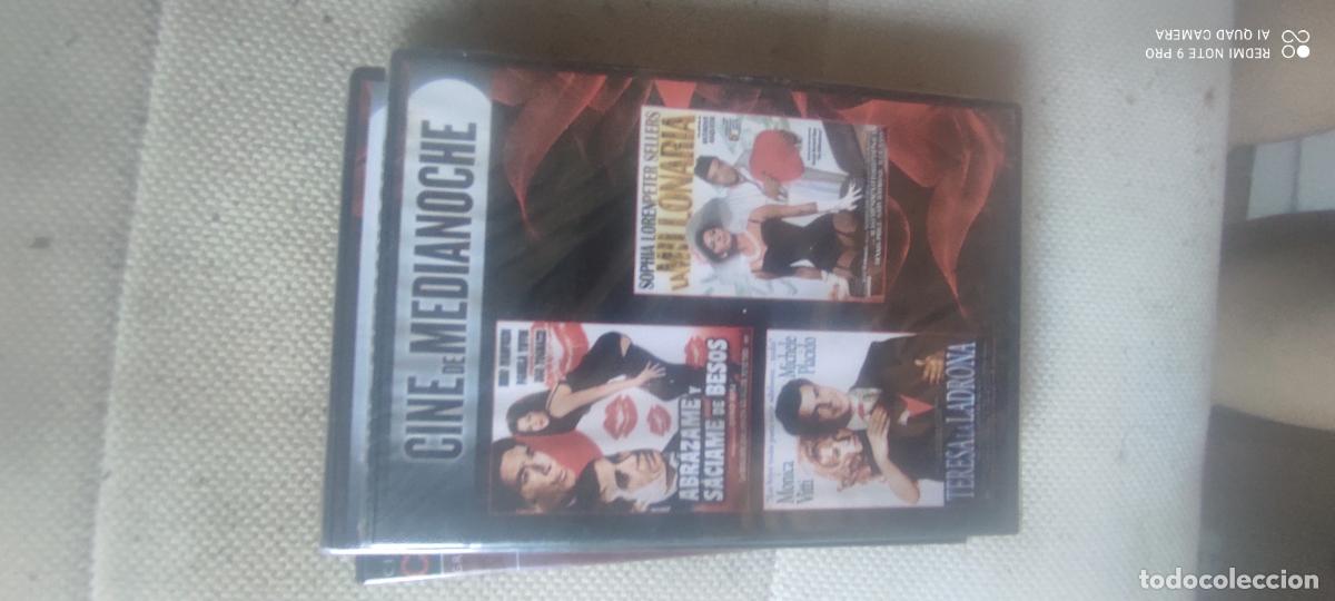 Cine: DVD (PRECINTADO) CINE DE MEDIANOCHE. ABR&Aacute;ZAME Y S&Aacute;CIAME DE BESOS. LA MILLONARIA. TERESA LA LADRONA