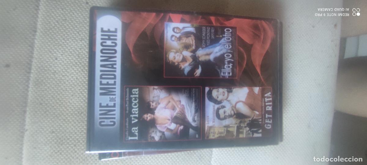Cine: DVD. CINE DE MEDIANOCHE. LA VIACCIA. ELLA, YO Y EL OTRO. GET RITA. Claudia Cardinale. CAJA FINA.