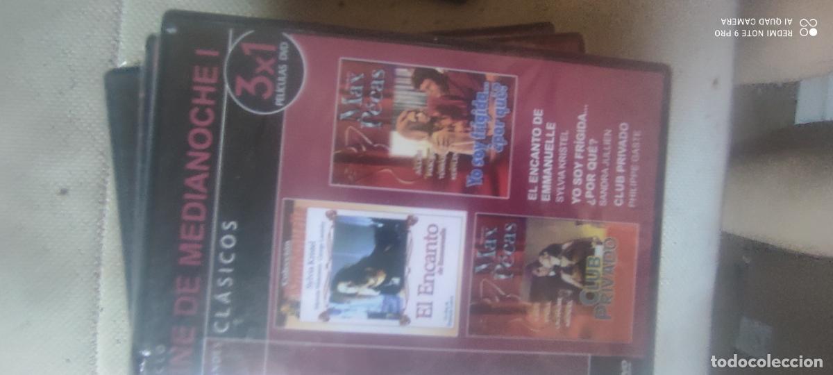 Cine: DVD CINE DE MEDIANOCHE / EL ENCANTO DE ENMANUELLE / YO SOY FRIGIDA &iquest;POR QU&Eacute;? / CLUB PRIVADO