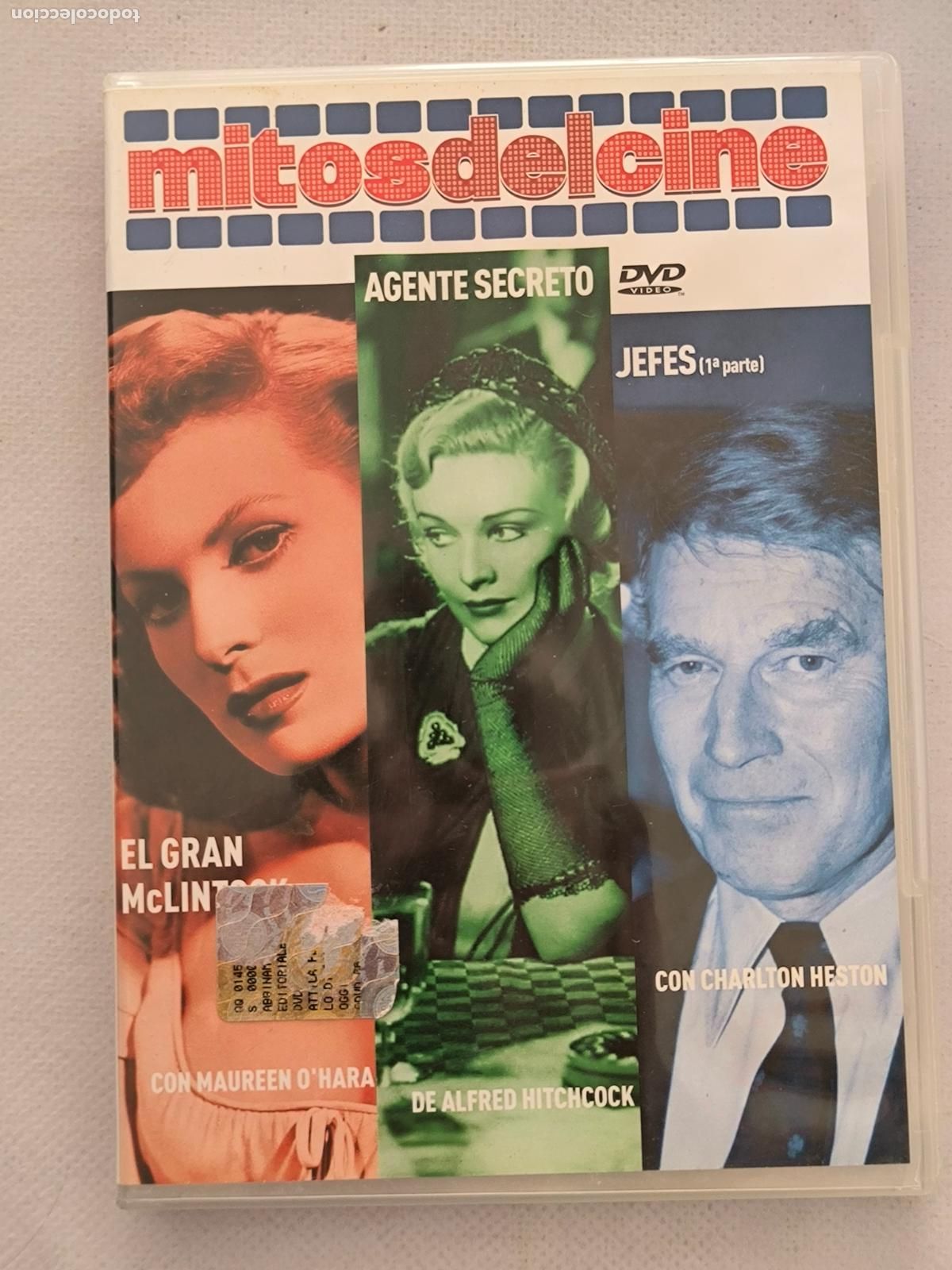 Cine: DVD EL GRAN MCLINTOCK / AGENTE SECRETO / JEFES 1&ordf; PARTE (011)