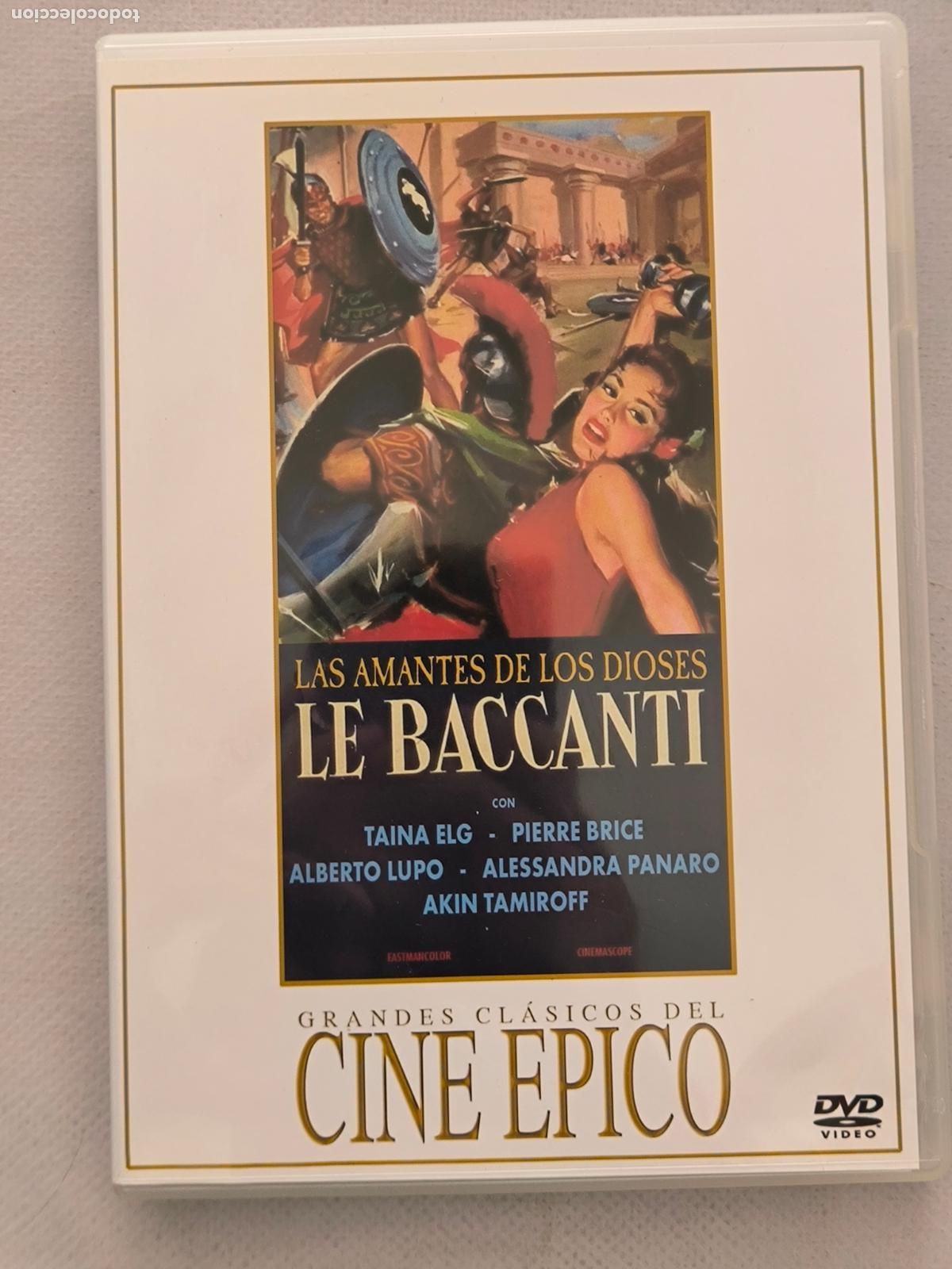 Cine: DVD LAS AMANTES DE LOS DIOSES (LE BACCANTI) - GIORGIO FERRONI (011)