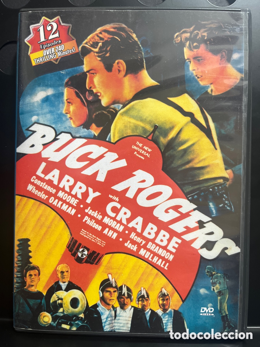 Cine: BUCK ROGERS with LARRY CRABBE SPECIAL FEATURES 12 EPISODES 241&rsquo; DVD ( 1939 )
